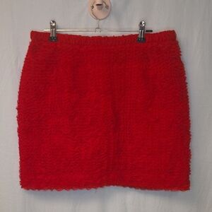 H&M Vibrant Red Mini Skirt